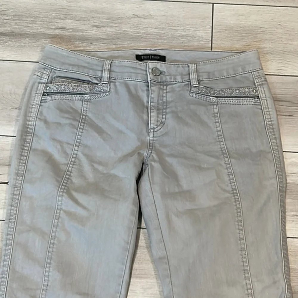 WHBM slim ankle jeans in gray size 4